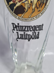 Немецкие пивные бокалы винтажные Rastal / Prinzregent Luitpold, 2 шт., стекло, 0.5 л, 23 см, Германия, 1980-90гг.