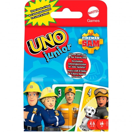 Mattel Mattel Games UNO Junior Feuerwehrmann Sam Mattel Games UNO Младший пожарный Сэм
