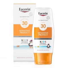 Eucerin Sensitive Protect Kids Mineral Sun Lotion LSF 30  Sensitive Protect Kids Минеральный солнцезащитный лосьон SPF 30