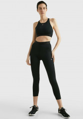 Tommy Hilfiger ESSENTIAL 3/4 LENGTH  Leggings Trousers black ESSENTIAL 3/4 LENGTH Леггинсы Брюки черный