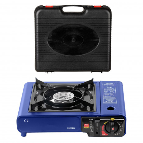 Mianova Mianova Gaskocher 1 flammig Gaskocher Campingkocher + Koffer Blau, Outdoor Grill Camping Herd Notfallkocher Gaskocher fur Gas Kartuschen  Газовая плита Mianova, 1 пламя, газовая плита, походная плита + чехол, синий, уличный гриль, походная плита, 