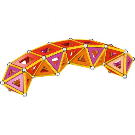 Geomag Classic Panels 200 Teile Magnetisches Konstruktionsspielzeug fur Kinder Green Line Lernspiel aus 100% Recyclingkunststoff Классические панели 200 шт. Магнитная строительная игрушка для детей Зеленая линия Развивающая игра из 100% переработанного пл