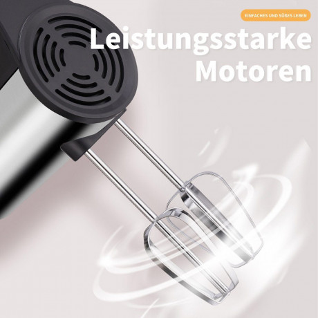 DOPWii DOPWii Handmixer 350W Elektro Mixer,5 Geschwindigkeiten,Mit Schneebesen,Ruhrstab, 350,00 W  Ручной миксер DOPWii Электрический миксер, 350 Вт, 5 скоростей, с венчиком, мешалкой, 350,00 Вт