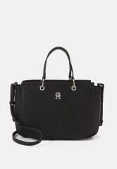 Tommy Hilfiger EMBLEM SATCHEL Handbag black СУМКА С ЭМБЛЕМОЙ Сумочка черный