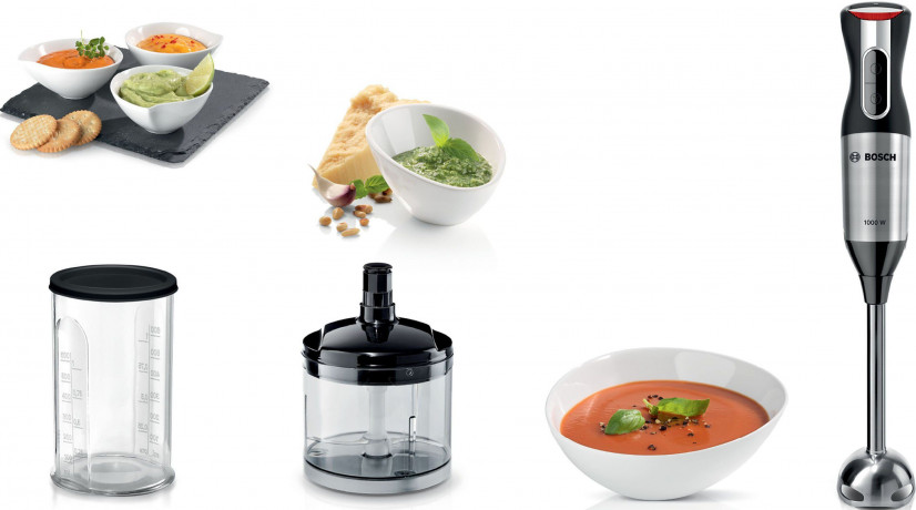 BOSCH BOSCH Stabmixer Bosch Stabmixer ErgoMixx Style, 1000 W, Edelstahl  Ручной блендер BOSCH Ручной блендер Bosch ErgoMixx Style, 1000 Вт, нержавеющая сталь