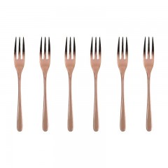 Sambonet Sambonet Taste Vintage - Edelstahl / PVD Kupfer Kuchengabeln Set 6-tlg. Sambonet Taste Vintage - набор вилок для торта из нержавеющей стали / меди с PVD-покрытием, 6 шт.