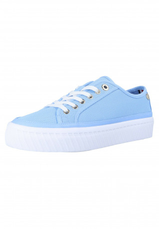 Tommy Hilfiger VULCANIZED Trainers hellblau ВУЛКАНИЗИРОВАННЫЙ Кроссовки Светло-синий