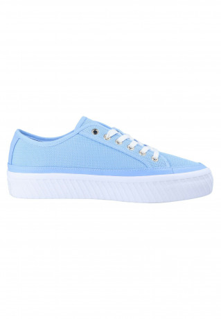 Tommy Hilfiger VULCANIZED Trainers hellblau ВУЛКАНИЗИРОВАННЫЙ Кроссовки Светло-синий