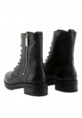 Tommy Hilfiger Platform ankle boots czarny ботильоны на платформе черный