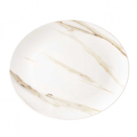 Wedgwood Wedgwood Vera Wang Venato Imperial Platte oval l: 35 cm Wedgwood Vera Wang Venato Императорская тарелка овальная д: 35 см