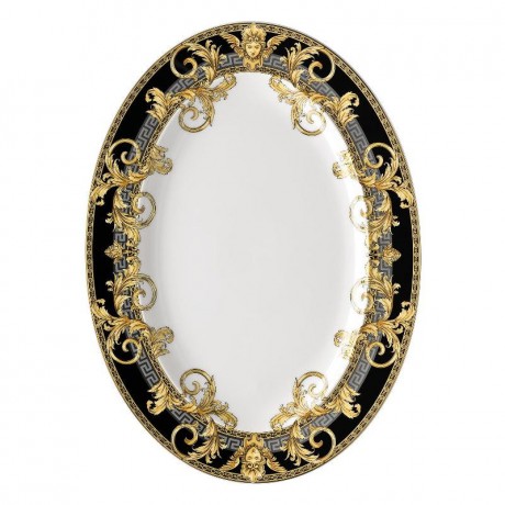Rosenthal meets Versace Rosenthal Versace Prestige Gala Platte 34 x 24,5 cm Тарелка Rosenthal Versace Prestige Gala 34 x 24,5 см