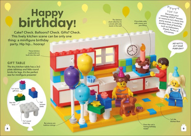 Lego Party Ideas with Exclusive LEGO Cake Mini Model Идеи для вечеринки с эксклюзивной мини-моделью LEGO Cake