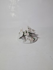 Винтажная статуэтка с позолотой "Бабочки на цветах", 12см x 6см, Германия, 1960-70гг.