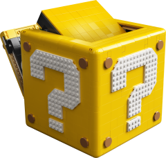 Lego Fragezeichen-Block aus Super Mario 64 Блок вопросительного знака из Super Mario 64