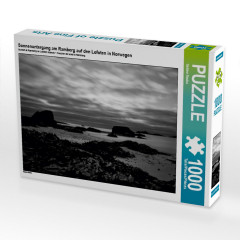 CALVENDO Puzzle CALVENDO Puzzle Sonnenuntergang am Ramberg auf den Lofoten in Norwegen Пазл CALVENDO Puzzle Закат в Рамберге на Лофотенских островах в Норвегии