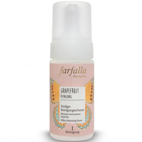Farfalla Grapefruit Seidiger Reinigungsschaum 120ml Грейпфрут Шелковистая пенка для умывания 120мл