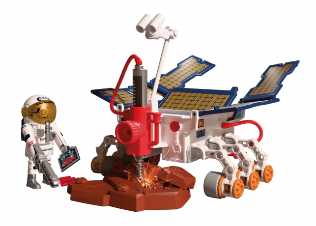 PLAYMOBIL City Action ESA 72012 конструктор Марсоход для исследования Марса (Германия), 76 деталей, игровой набор для детей