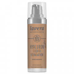 LAVERA HYALURON LIQUID FOUNDATION Warm Almond 06, 30 ml, Лавера Жидкий тональный крем увлажняющий с гиалуроновой кислотой, оттенок Warm Almond 06, био-миндальное масло, 30 мл