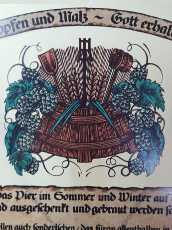 Панно винтажное Polyclar на цепочке "Молитва Храни Бог", оловянная рамка, 25,5 х 20 см, Германия, 1960-70гг.