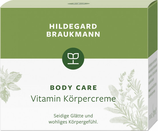 Hildegard Braukmann Body Care Vitamin Koerpercreme, 200 ml, Hildegard Braukmann крем для тела с витаминным комплексом, для всех типов кожи, для женщин и мужчин, 200 мл