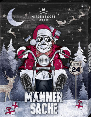 Niederegger Maennersache Adventskalender 2026 300 g, Niederegger адвент-календарь Maennersache 2026 с марципаном, нугой и пралине, 24 конфеты, 300 г