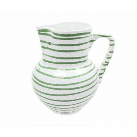 Gmundner Keramik Gmundner Keramik Grungeflammt Krug Wiener Form 1 L / h: 8,8 cm Керамический кувшин Gmundner с зеленым пламенем венской формы 1 л / высота: 8,8 см