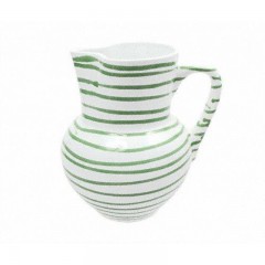 Gmundner Keramik Gmundner Keramik Grungeflammt Krug Wiener Form 1 L / h: 8,8 cm Керамический кувшин Gmundner с зеленым пламенем венской формы 1 л / высота: 8,8 см