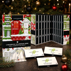 Lakritsfabriken Liquorice Calendar 2026, лакричный адвент-календарь, 720 г