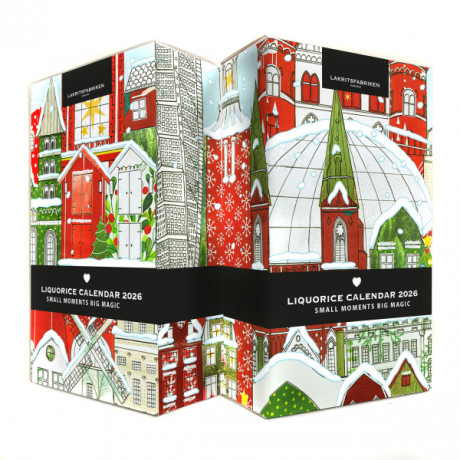 Lakritsfabriken Liquorice Calendar 2026, лакричный адвент-календарь, 720 г