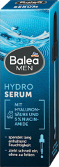 Balea MEN Gesichtsserum Hydro, 30 ml, Сыворотка Hydro с гиалуроновой кислотой и ниацинамидом для увлажнения лица, 30 мл