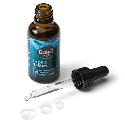 Balea MEN Gesichtsserum Hydro, 30 ml, Сыворотка Hydro с гиалуроновой кислотой и ниацинамидом для увлажнения лица, 30 мл