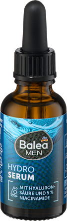 Balea MEN Gesichtsserum Hydro, 30 ml, Сыворотка Hydro с гиалуроновой кислотой и ниацинамидом для увлажнения лица, 30 мл