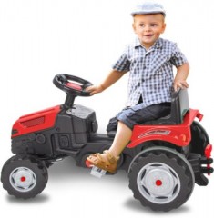 Jamara Trettraktor Strong Bull rot Педальный трактор Strong Bull красный
