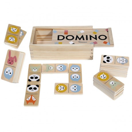 KINDSGUT Domino Tiere Lernspiele домино животные развивающие игры