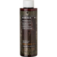 Korres (Коррес) Mountain Pepper, Bergamot, Coriander Shower Gel Гель для душа, 250 мл