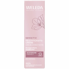 WELEDA Sensitiv Feuchtigkeitscreme Bio-Mandel, 30 ml, Питательный увлажняющий крем с органическим миндальным маслом для чувствительной и сухой кожи, 30 мл