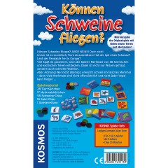 Kosmos Mitbringspiel: Konnen Schweine fliegen? Возьмите с собой игру: Могут ли свиньи летать?
