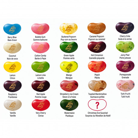 Jelly Belly Adventskalender 2026, Адвент-календарь 2026 Jelly Belly с желейными бобами разных вкусов, 192 г