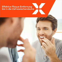elmex Zahnbuerste Karriesschutz interX mittel, 1 St, Зубная щётка Kariesschutz interX средней жёсткости для очищения межзубных промежутков, 1 шт.