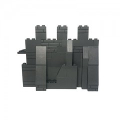 LEGO LEGO MOC Ritter Burg Schloss Mauer - dunkelgrau - 42 Teile LEGO MOC Knight Castle Стена замка - темно-серый - 42 детали