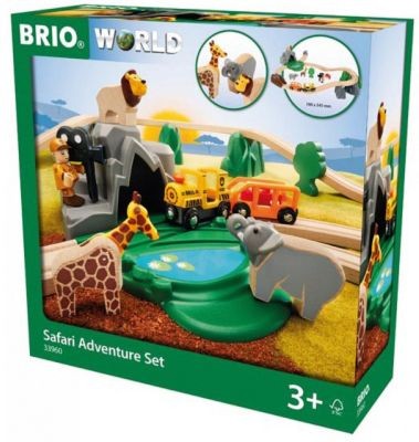 BRIO Grosses BRIO Bahn Safari Set Большой набор для сафари на поезде BRIO