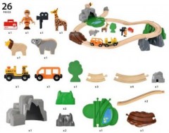 BRIO Grosses BRIO Bahn Safari Set Большой набор для сафари на поезде BRIO