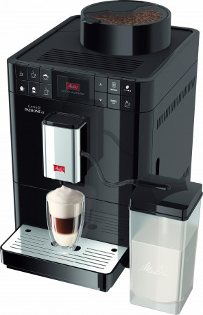 Melitta Melitta Kaffeevollautomat Passione One Touch F53/1-102, schwarz, One Touch Funktion, tassengenau frisch gemahlene Bohnen Полностью автоматическая кофемашина Melitta Passione One Touch F53/1-102, черная, функция одного касания, свежемлотые зерна в