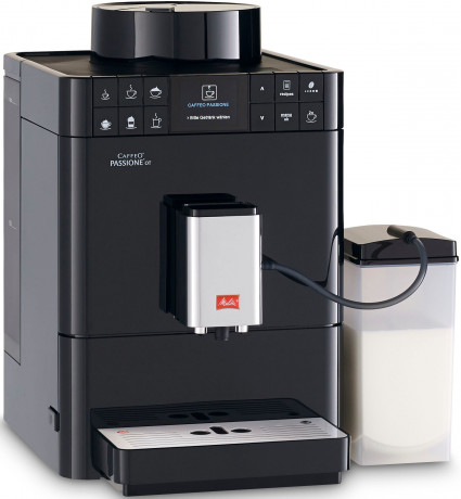 Melitta Melitta Kaffeevollautomat Passione One Touch F53/1-102, schwarz, One Touch Funktion, tassengenau frisch gemahlene Bohnen Полностью автоматическая кофемашина Melitta Passione One Touch F53/1-102, черная, функция одного касания, свежемлотые зерна в