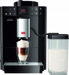 Melitta Melitta Kaffeevollautomat Passione One Touch F53/1-102, schwarz, One Touch Funktion, tassengenau frisch gemahlene Bohnen  Полностью автоматическая кофемашина Melitta Passione One Touch F53/1-102, черная, функция одного касания, свежемлотые зерна в