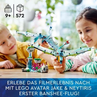 LEGO LEGO Avatar 75572 Jakes und Neytiris erster Flug auf einem Banshee LEGO Avatar 75572. Первый полет Джейка и Нейтири на банши