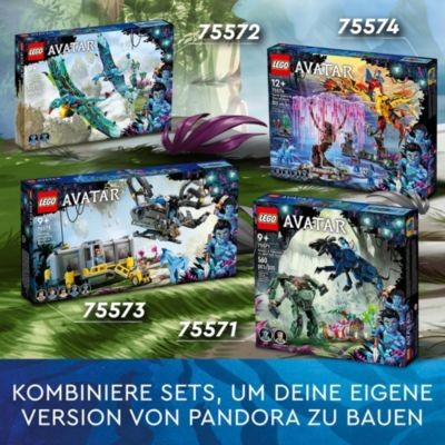 LEGO LEGO Avatar 75572 Jakes und Neytiris erster Flug auf einem Banshee LEGO Avatar 75572. Первый полет Джейка и Нейтири на банши