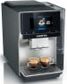 SIEMENS SIEMENS Kaffeevollautomat EQ.700 Inox silber metallic TP705D47, Full-Touch-Display, bis 10 Profile speicherbar, Milchsystem-Reinigung Полностью автоматическая кофемашина SIEMENS EQ.700 Inox Silver Metallic TP705D47, сенсорный дисплей, возможность