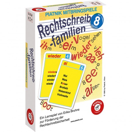 Piatnik Rechtschreibfamilien орфографические семьи