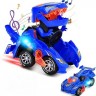 frler Dinosaurierauto Spielzeug Transform Cars Auto Dino Spielzeugautos fur Kinder Автомобиль-динозавр Игрушечные машинки-трансформеры Машинки-динозавры для детей